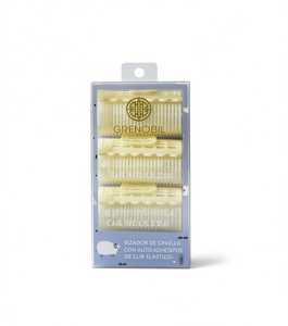 Bigodini per capelli Grenobil, 3 pezzi, senza calore, con elastico autoadesivo trasparente per lo styling dei capelli - Product Image 1