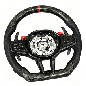 Volante de Fibra de Carbono Forjado CS Personalizado para <span class=keywords><strong>BMW</strong></span> F20 F36 <span class=keywords><strong>330i</strong></span> X6 F15 F82 M4 G05 G30 G80 - Product Image 4