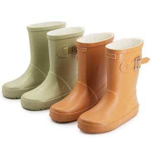 Manufacturer Toddler <strong>Low</strong> Price Kids Rain Boots Waterproof <strong>Wellies</strong> Anti-slip Multicolor Rubber Boots for Children - Product Image 4