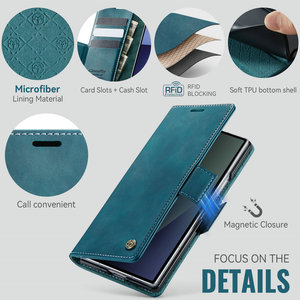 Caseme RFID กระเป๋าสตางค์แม่เหล็กสำหรับ Samsung <span class=keywords><strong>Z</strong></span> Fold 7 6 5 <span class=keywords><strong>4</strong></span>เคสหนังหรูหราไมโครไฟเบอร์ฝาพับสำหรับ Samsung <span class=keywords><strong>Z</strong></span> พับ7 - Product Image 2