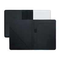 Porte-documents A5 vierge pour sublimation, bloc-notes en toile rechargeable avec porte-cartes, fournitures de bureau exécutives