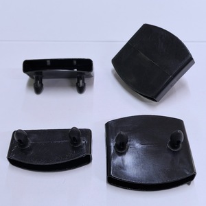 Plastic Ribbed Cover 55x9mm Single And Double <b>Plug</b> For Slatted Frame Furniture Hardware Accessory Black Durable - Product Image 3