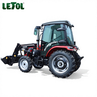 Tracteurs multifonctionnels de performance supérieure 50hp 60hp 70hp 4x4, tracteur compact, machine agricole