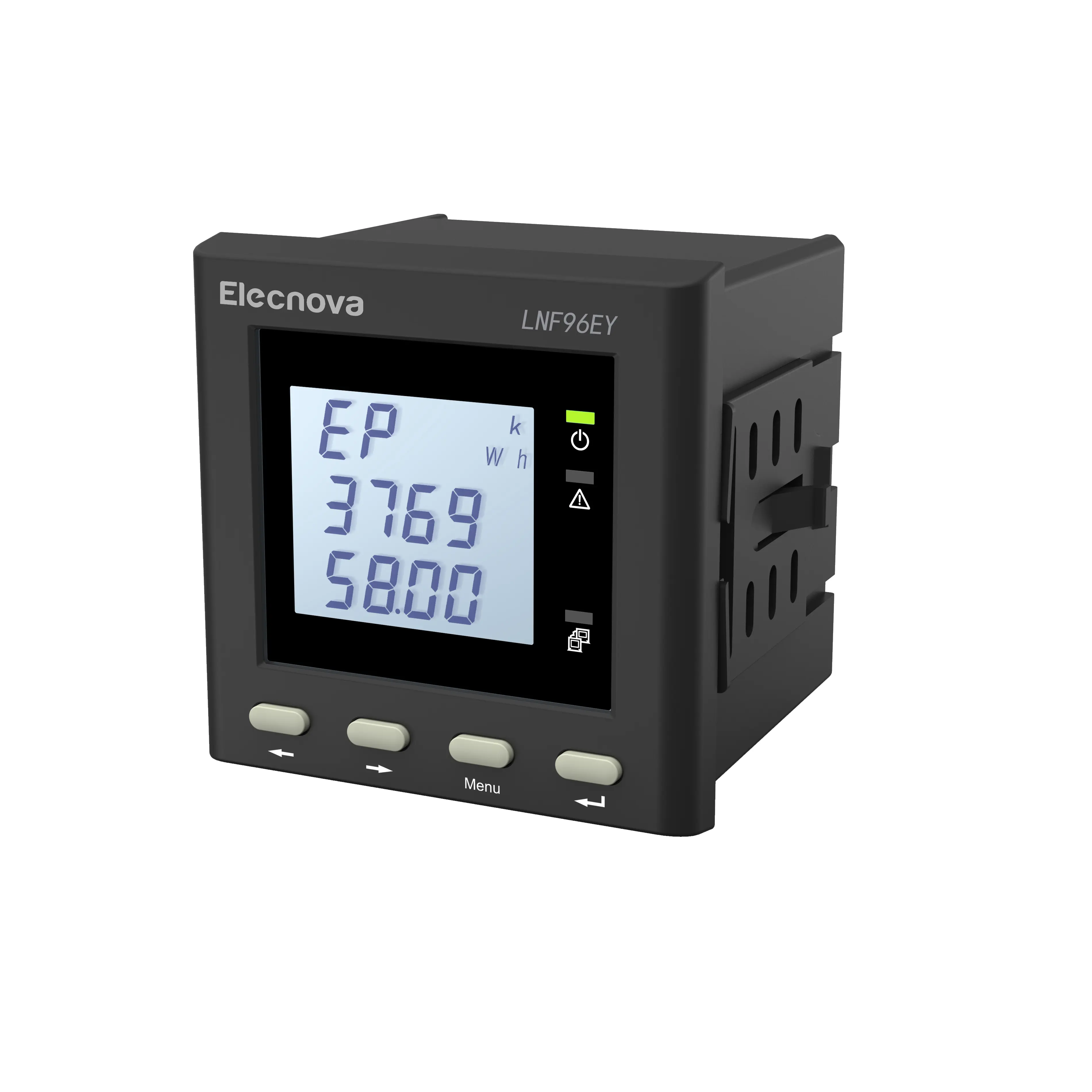Elecnova basic measuring 3 phase LCD display 96*96 cheap feeder multi function power meter