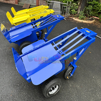 Chariot à main gonflable à 4 roues à moteur robuste avec treuil pour soulever des toboggans aquatiques