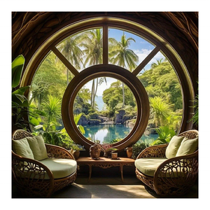 Grande fenêtre en <span class=keywords><strong>verre</strong></span> minimaliste moderne, cadre de <span class=keywords><strong>baie</strong></span> <span class=keywords><strong>vitrée</strong></span> en aluminium du sol au plafond avec siège pour maisons et panneaux de <span class=keywords><strong>verre</strong></span> - Product Image 6