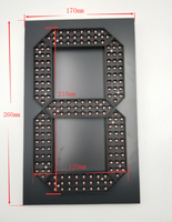 Afficheur LED à 7 segments bleu de 200 mm (8 pouces)