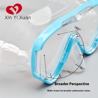 Gafas de Buceo Universales y Set de Snorkel con Máscara de Snorkel de Silicona Antivaho y Diseño Completamente Seco