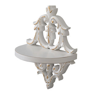 Decorazione della fattoria personalizzare legno imbiancato intagliato cremagliera scaffale di stoccaggio a parete in legno rustico montato a parete <span class=keywords><strong>scaffali</strong></span> galleggianti - Product Image 4