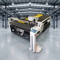 Machine de découpe automatique CNC numérique à couteau oscillant pour vinyle, carton et carton ondulé, avec pompe Delta et engrenage à roulement