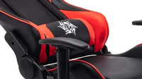 Gratis sampel kursi Gaming komputer kulit Pvc punggung tinggi dengan bantal pinggang