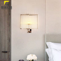 Lampe murale LED de luxe postmoderne avec alimentation 100V-240V pour salon, restaurant, couloir, chambre à coucher, chevet, bar