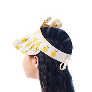 Gorra con visera de protección solar para niños, protección UV de verano de algodón transpirable para niños de 1 a 6 años - Product Image 1