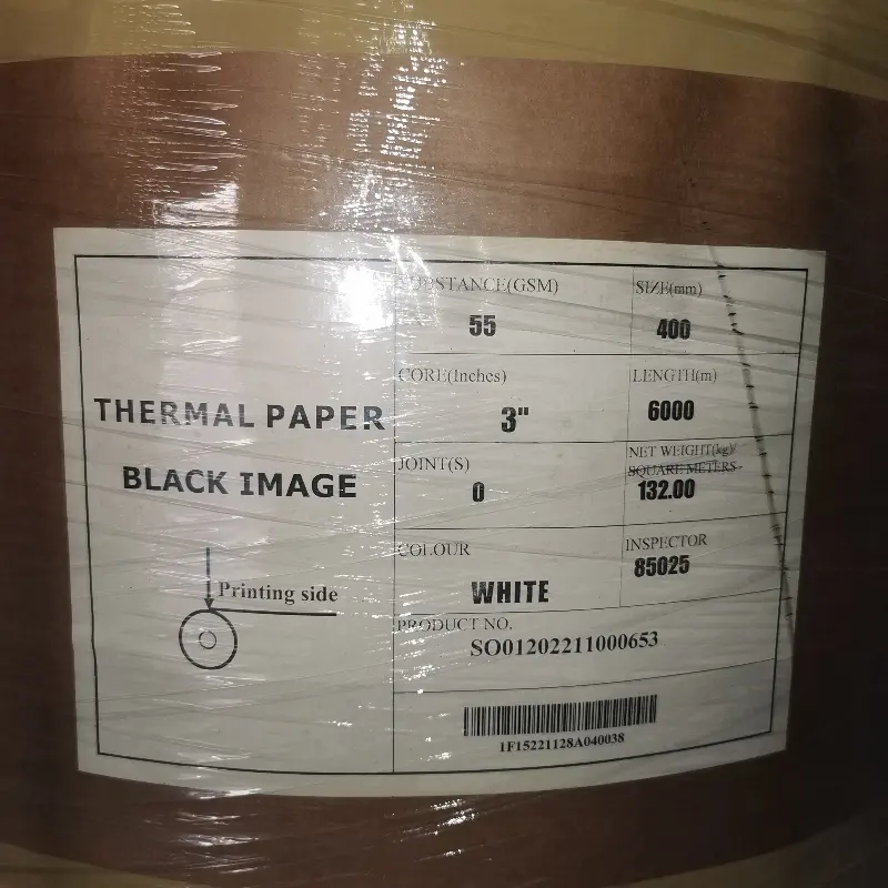 Rouleau de papier thermique Jambo 48G 55G 60G 70G 75G 80G 48 Gsm