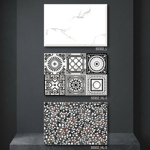 Carreaux muraux en céramique émaillée de qualité luxueuse 30x45 cm et carreaux de sol polis Contactez-nous 00918000081933 Vitrified Company - Product Image 4