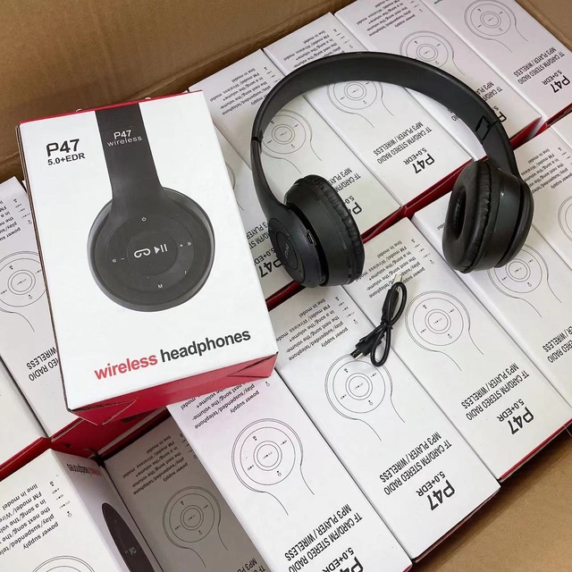 Headphone P47 Wireless Original Factory Durability Earphones Foldable Headset Audifonos P47 Mini Headset With Bulk Cheaper Price
