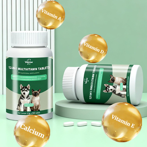 فيتامينات متعددة 12 في 1 للكلاب على شكل أقراص قابلة للمضغ، مكمل غذائي للحيوانات الأليفة للعناية بالصحة والبشرة وصحة القلب - Product Image 3