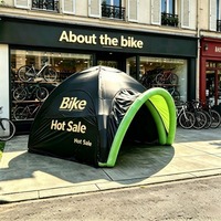 Dôme araignée gonflable sur mesure de grande taille, tente à auvent hermétique pour clubs sportifs, festivals de musique et promotion de marques