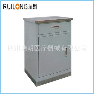 โต๊ะข้างเตียงสแตนเลส RG-004T766 ตู้เก็บของโรงพยาบาลสำหรับผู้ใหญ่และผู้สูงอายุ - Product Image 4