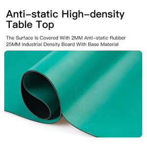 Bàn làm việc lắp ráp dây chuyền sản xuất có ngăn kéo, chống tĩnh điện, di động, làm bằng nhôm <span class=keywords><strong>ESD</strong></span> - Product Image 4