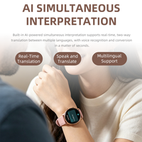 Nuevo Reloj Inteligente HW-L1 Mini con ChatGPT, NFC, Traducción de Idiomas, Monitoreo de Salud, Rastreador de Actividad Física y Deportiva para Mujer