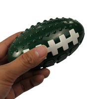 Juguete Masticable de Rugby para Perros TPR, para Masticadores Agresivos, con Superficie Texturizada, Entrenamiento Interactivo, Fábrica OEM ODM