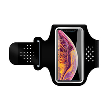 Armband Lari dengan Kantong Kunci & Slot Kartu, Tempat Ponsel untuk iPhone / Galaxy, Latihan di Gym, Jogging