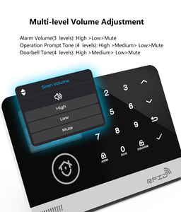 Système d'alarme de sécurité domestique intelligent Daytech Tuya, contrôle par application, détecteur de mouvement, capteur GSM 4G sans fil, portée de détection de 100 à 200 m, alarme - Product Image 4
