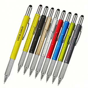 Bolígrafo Metálico Personalizable LC630 con Escala en cm/pulgadas y Función de Nivel de Agua, Regalo Promocional, Bolígrafo de Ingeniería Personalizado - Product Image 2