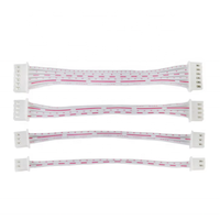 JST XH 2.54mm Pitch 2/3/4/5/6/7/8/10/12 Pin Female to Female Connector with 26AWG Red White Wire Cable XH2.54 Double-ended Plugs