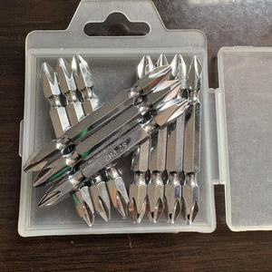 Set di 10 punte per cacciavite S2 Phillips a doppia estremità, lunghezza 63mm/65mm, nichelate - Product Image 4