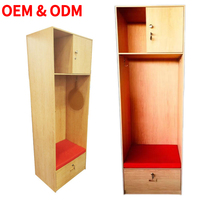 Armoires de vestiaire modernes de haute qualité en HPL, armoires de rangement modulaires compactes en stratifié, serrures numériques, imperméables et durables