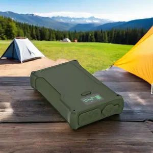 Outdoor 38400mAh Rechargeable Lithium Battery Power Bank Power Station DC12V 24V 20V For LED Light Fan