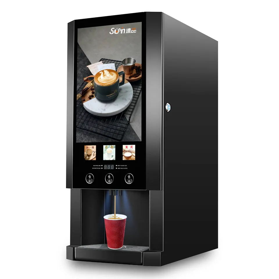 Kommerzieller öffentlicher Touchscreen Voll automatischer Kaffee automat