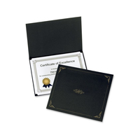 Cubierta para Certificado de Diploma de 9 1/2"*12" con Relieve en Dorado y Papel Metálico