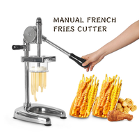 Machine manuelle en alliage d'aluminium pour la fabrication de frites longues, de chips et d'extrusion de pâte de maïs et de pommes de terre