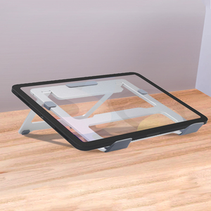 Support ergonomique pour ordinateur portable en aluminium à angle fixe MK872 Nouveau produit compatible avec tous les ordinateurs portables - Product Image 1