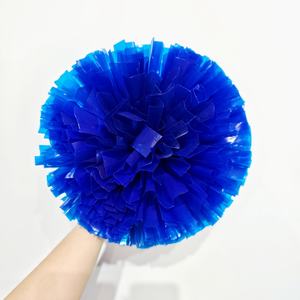 Pompons de cheerleading métalliques personnalisés en gros pour fabricants, pompons holographiques néon scintillants pour équipes scolaires et équipes All-Star - Product Image 1