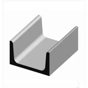 Fabrika fiyat çelik U kanal SS400 Q235 avrupa standardı EN boyutu UPN160 UPN180 u-şekilli sıcak haddelenmiş çelik U kiriş kanal çelik