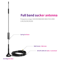 Antena Magnética Omnidireccional de Largo Alcance para Exteriores de Doble Banda Mimo con Montaje de Bucle y Base de Succión para Lte Gsm 5g 4g