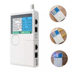 Factory Direct Sales Network <b>Cable</b> Tester RJ11 RJ45 USB BNC LAN for UTP LAN <b>Cables</b> Tracker Detector - Product Image 1