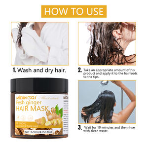 Crema de Tratamiento Capilar con Cúrcuma 120ml OEM, Reparación con Colágeno y Queratina, Acondicionamiento Profundo para Cabello Dañado y Control del Frizz - Product Image 6