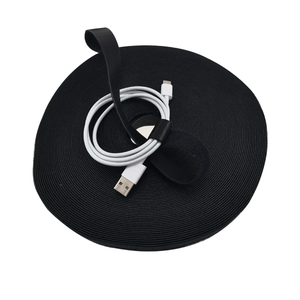 Nilon warna perekat diri kait dan <span class=keywords><strong>Loop</strong></span> kembali ke kembali pengikat kabel untuk Bundling kabel - Product Image 4