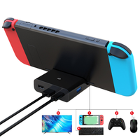 Stations de charge rapides avec convertisseur de Type C HD MI transfert TV chargeurs portables pour supports de charge de Console Nintendo Switch