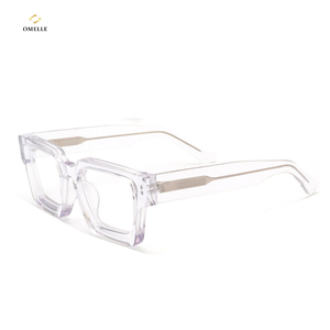 Occhiali <span class=keywords><strong>con</strong></span> Montatura Rettangolare in Acetato <span class=keywords><strong>con</strong></span> <span class=keywords><strong>Filtro</strong></span> <span class=keywords><strong>Luce</strong></span> <span class=keywords><strong>Blu</strong></span>, <span class=keywords><strong>Lenti</strong></span> Demo Leggere e Trasparenti, Rivestimento UV400, Regalo per Giocatori - Product Image 1