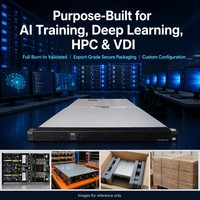 خادم ديل باورإيدج C4140 يدعم V100 بذاكرة 16 جيجابايت و32 جيجابايت وSmx2 مع 4 وحدات معالجة رسومية