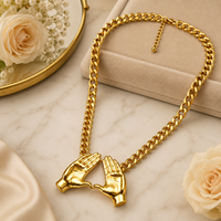 Collier ras-de-cou statement Sororité Delta avec pendentif symbole grec DST gestuel 1913, haute performance et excellent rapport qualité-prix, cadeau