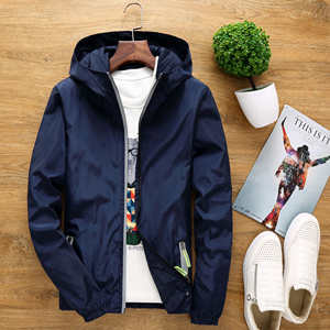 <strong>S</strong>-7XL Custom Logo Wind Breaker Waterproof Sports <strong>Jacket</strong> for <strong>Men</strong> and Women <strong>Plus</strong> <strong>Size</strong> Zipper Closure Breathable for Summer - Product Image 4