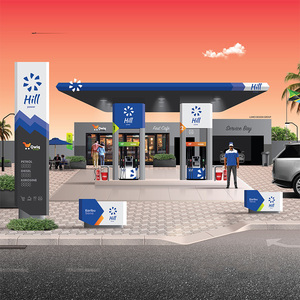 Solución de Señalización <span class=keywords><strong>Digital</strong></span> para Gasolineras MACCAN, Conjunto Completo de Pantalla LED de Precios, Tótem, Kiosco, Sistema de Señalización Publicitaria para Exteriores - Product Image 3