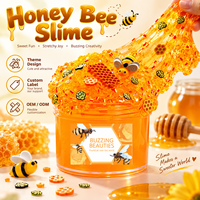 200ml bricolage enfants faisant Kit jouet éducatif beurre cristal boue pâte à jouer non toxique abeille miel Slime Kit